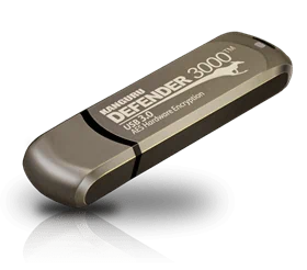 דיסק און קי מוצפן Kanguru Defender 3000 FIPS 140-2 Level 3