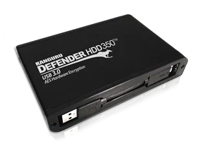 דיסק קשיח מוצפן נייד - Kanguru Defender HDD350 FIPS 140-2 Certified