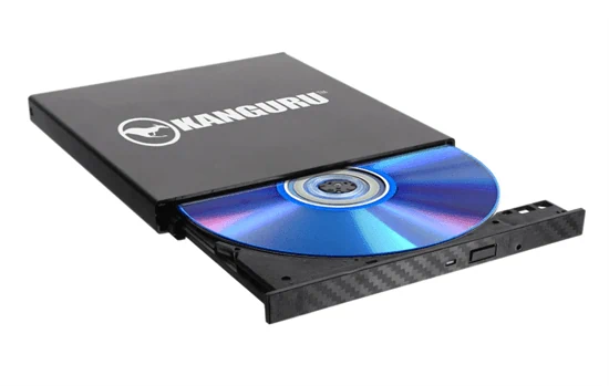 צורב חיצוני Kanguru QS Slim DVDRW DVD Burner USB 3