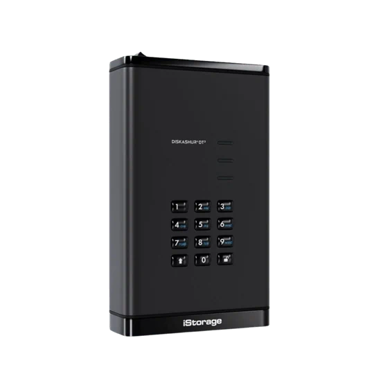 דיסק קשיח מוצפן נייד - diskAshur DT3 HDD 256-bit 2TB FIPS 140-3 Level 3